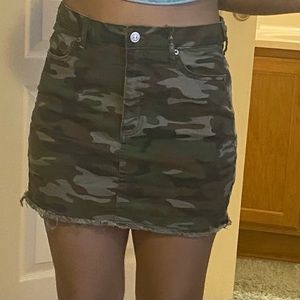 Camouflage skirt
